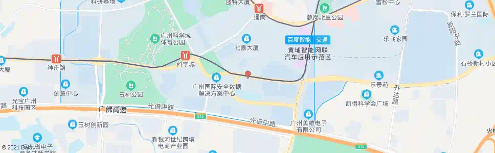 广州开泰大道(天泰二路路口)_公交站地图_广州公交_妙搜公交查询2025