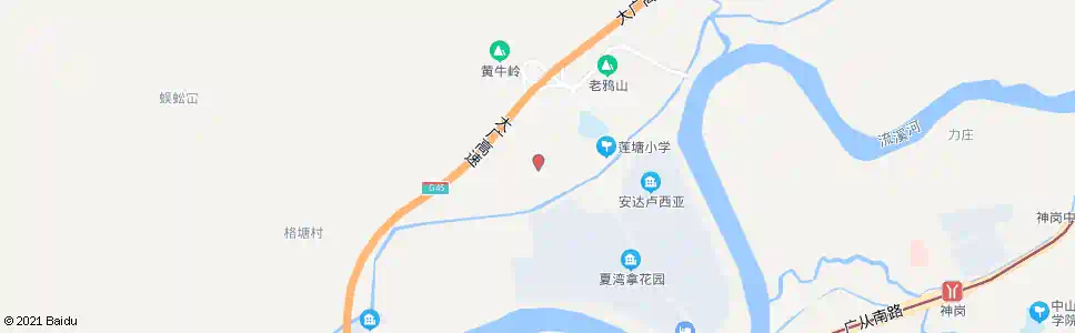 广州塘联外工村_公交站地图_广州公交_妙搜公交查询2025