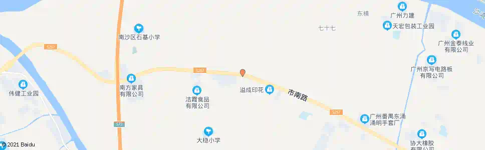 广州安顺村_公交站地图_广州公交_妙搜公交查询2025