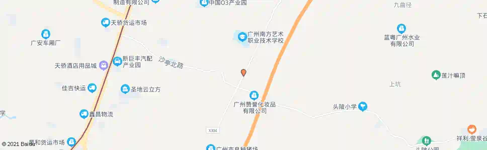 广州沙亭苏庄_公交站地图_广州公交_妙搜公交查询2025