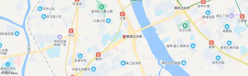 广州真光中学(福盛花园)_公交站地图_广州公交_妙搜公交查询2025