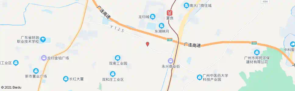 广州龙归竹木市场_公交站地图_广州公交_妙搜公交查询2025