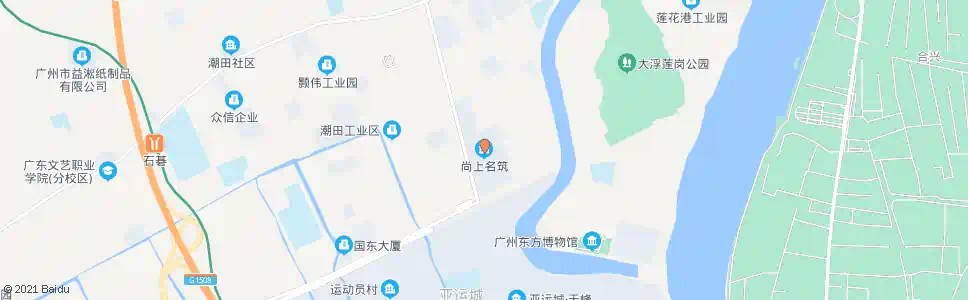 广州尚上名筑_公交站地图_广州公交_妙搜公交查询2025