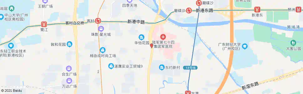 广州江海大道中总站_公交站地图_广州公交_妙搜公交查询2025