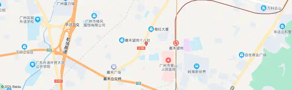 广州望岗大道_公交站地图_广州公交_妙搜公交查询2025