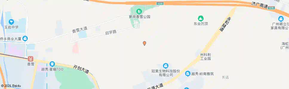 广州玉岩路中_公交站地图_广州公交_妙搜公交查询2025