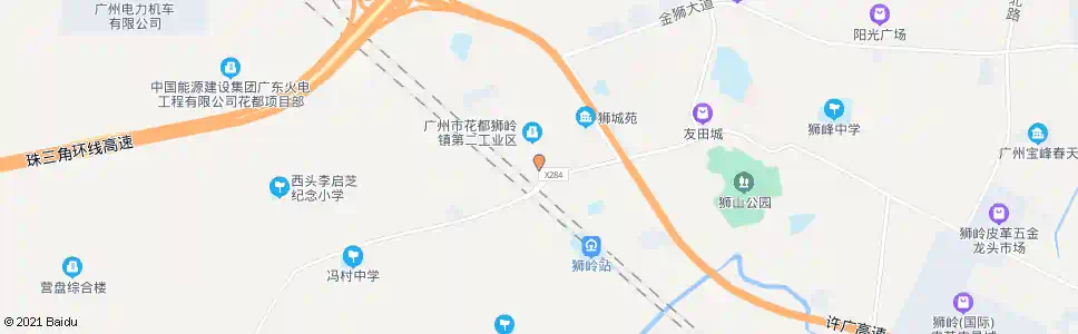 广州隆辉_公交站地图_广州公交_妙搜公交查询2025
