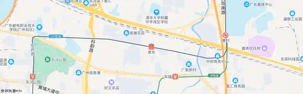 广州棠东_公交站地图_广州公交_妙搜公交查询2025