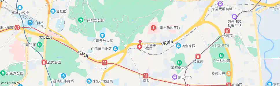 广州恒福路总站_公交站地图_广州公交_妙搜公交查询2025