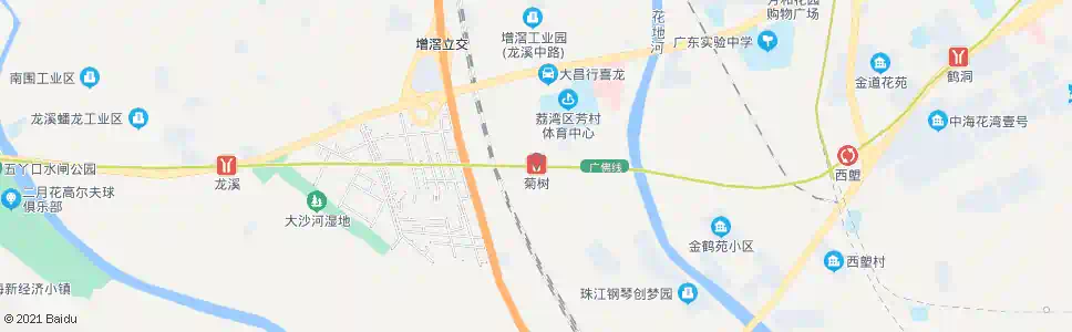 广州地铁菊树站_公交站地图_广州公交_妙搜公交查询2025