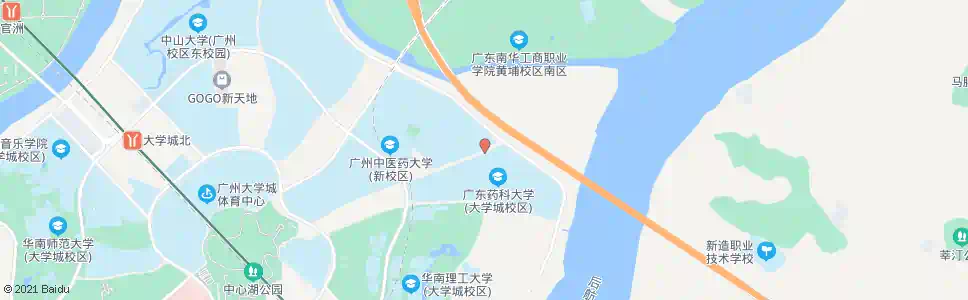 广州大学城广中医总站_公交站地图_广州公交_妙搜公交查询2025
