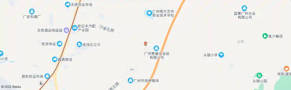 广州森林公园路口_公交站地图_广州公交_妙搜公交查询2025