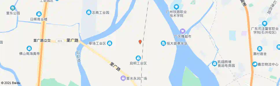广州蟹坑村_公交站地图_广州公交_妙搜公交查询2025