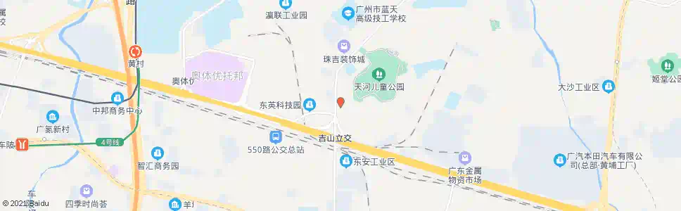 广州吉山幼儿园_公交站地图_广州公交_妙搜公交查询2025
