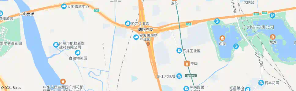 广州朝阳海头街_公交站地图_广州公交_妙搜公交查询2025