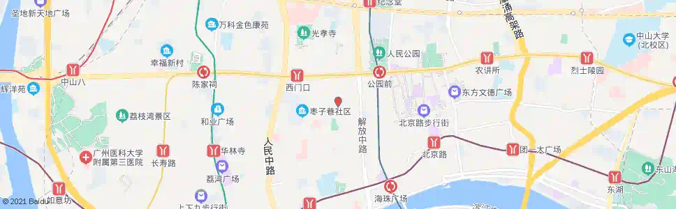 广州光塔路总站_公交站地图_广州公交_妙搜公交查询2025