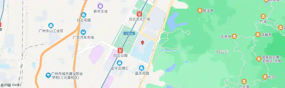 广州体育花园_公交站地图_广州公交_妙搜公交查询2025