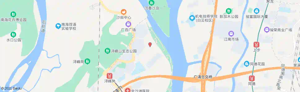 广州金沙洲总站_公交站地图_广州公交_妙搜公交查询2025