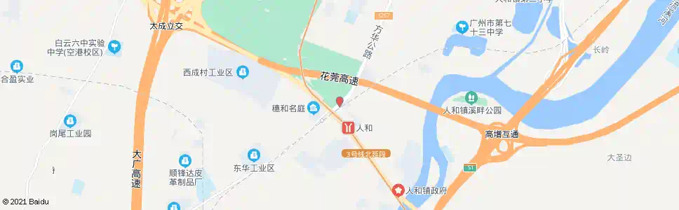 广州方华路口_公交站地图_广州公交_妙搜公交查询2025