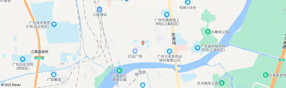 广州江村墟_公交站地图_广州公交_妙搜公交查询2025