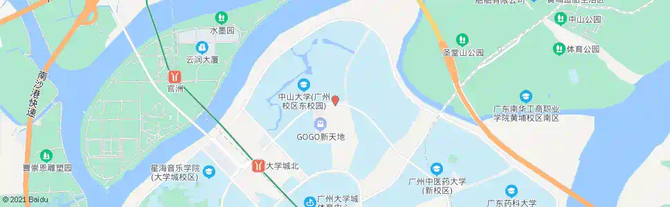 广州中环东路_公交站地图_广州公交_妙搜公交查询2025
