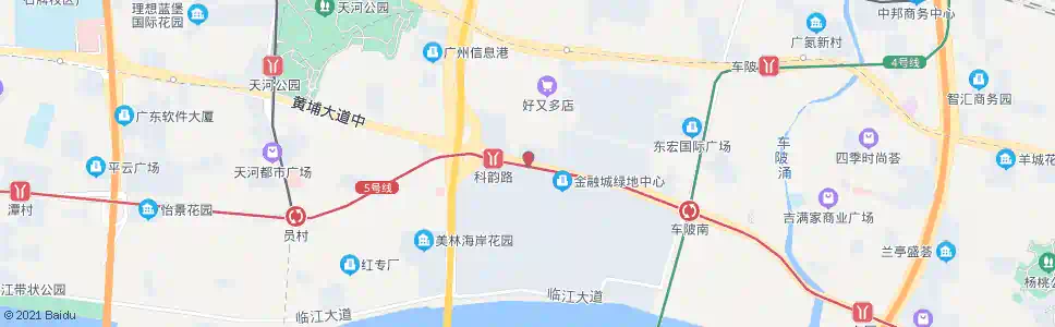 广州员村东_公交站地图_广州公交_妙搜公交查询2025