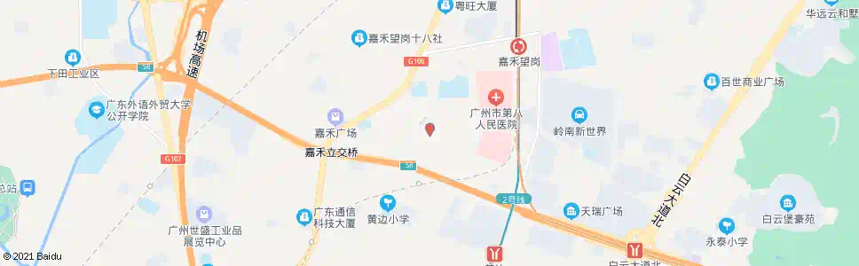 广州彭上东街_公交站地图_广州公交_妙搜公交查询2025