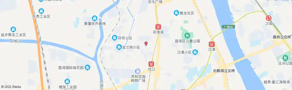 广州浣花路_公交站地图_广州公交_妙搜公交查询2025