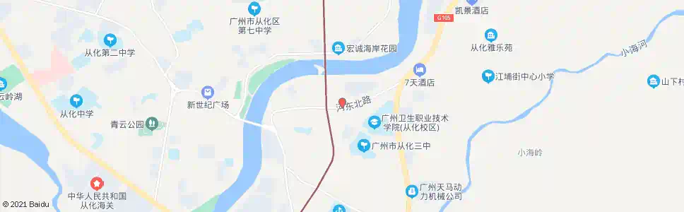 广州兴发厂_公交站地图_广州公交_妙搜公交查询2025