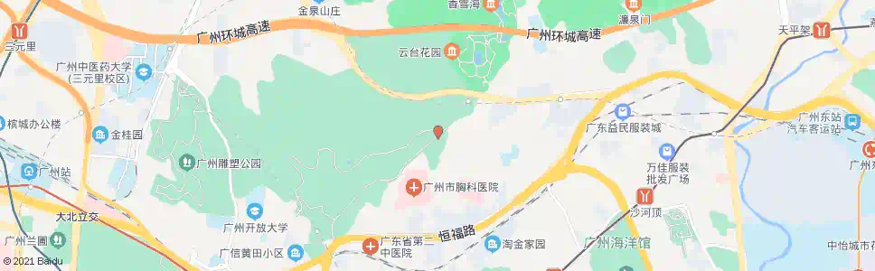 广州白云仙馆_公交站地图_广州公交_妙搜公交查询2025