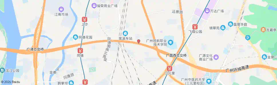 广州华泉社区_公交站地图_广州公交_妙搜公交查询2025
