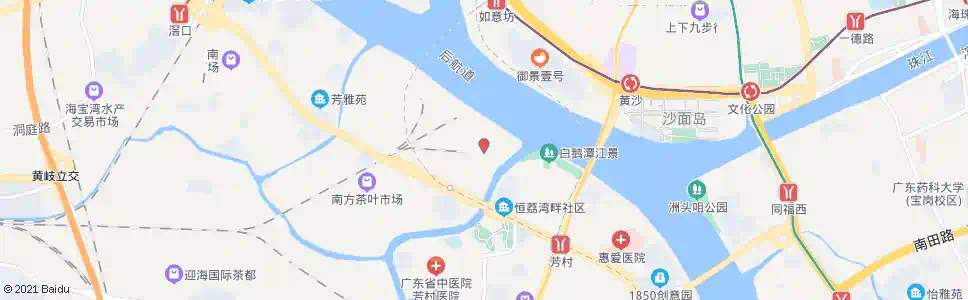 广州石围塘码头_公交站地图_广州公交_妙搜公交查询2025