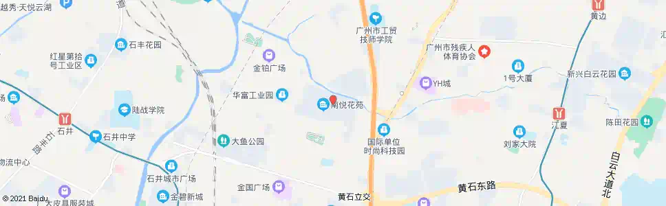 广州南悦花苑总站_公交站地图_广州公交_妙搜公交查询2025