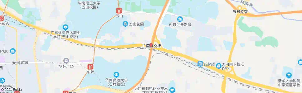 广州广园科韵立交桥底_公交站地图_广州公交_妙搜公交查询2025