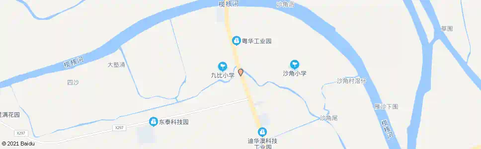 广州九比村_公交站地图_广州公交_妙搜公交查询2025