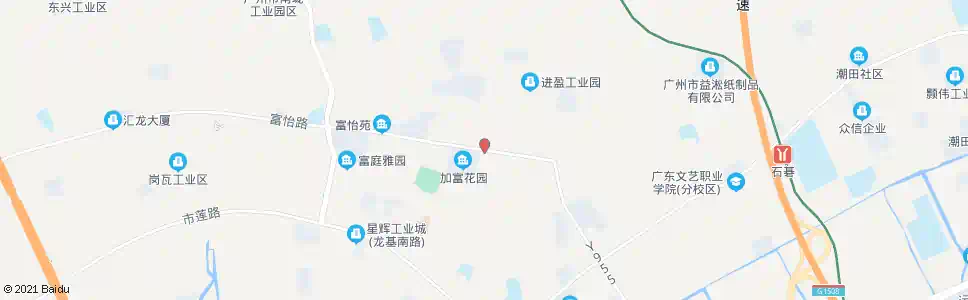 广州塱边村_公交站地图_广州公交_妙搜公交查询2025