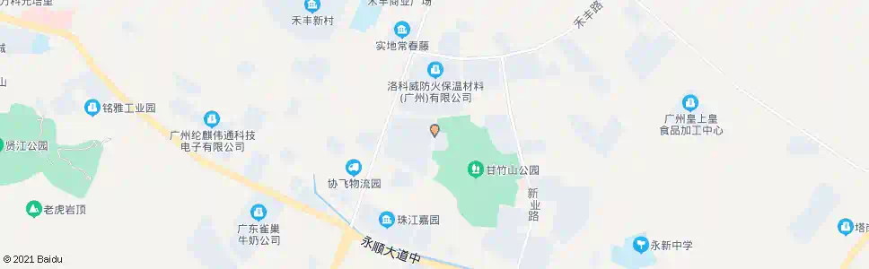 广州新安路_公交站地图_广州公交_妙搜公交查询2025