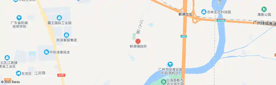 广州蚌湖路口_公交站地图_广州公交_妙搜公交查询2025