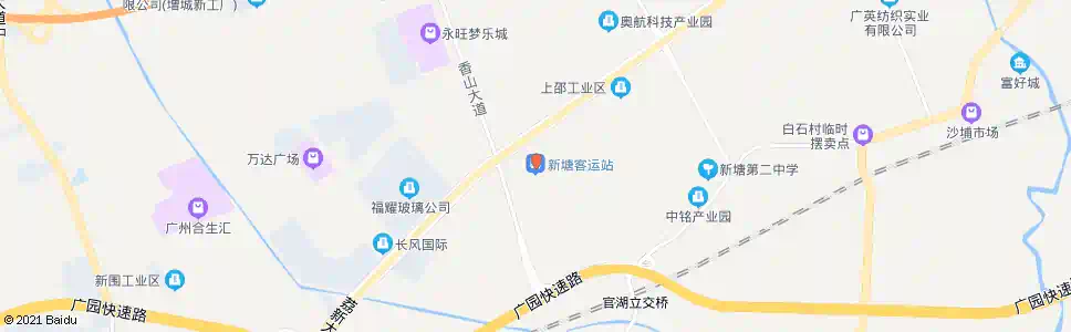 广州新塘汽车客运站总站_公交站地图_广州公交_妙搜公交查询2025