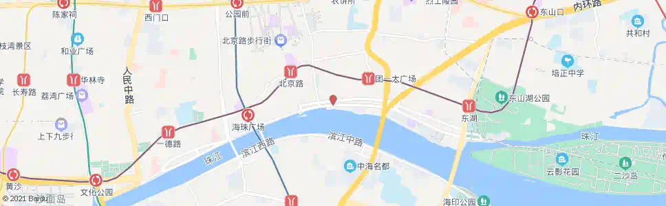 广州文德南_公交站地图_广州公交_妙搜公交查询2025