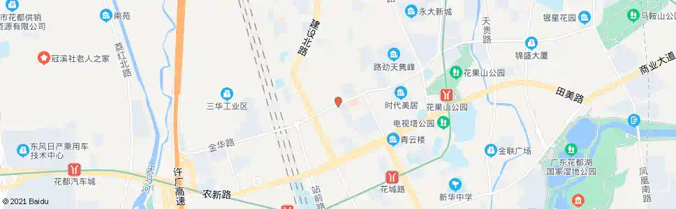 广州五华直街_公交站地图_广州公交_妙搜公交查询2025