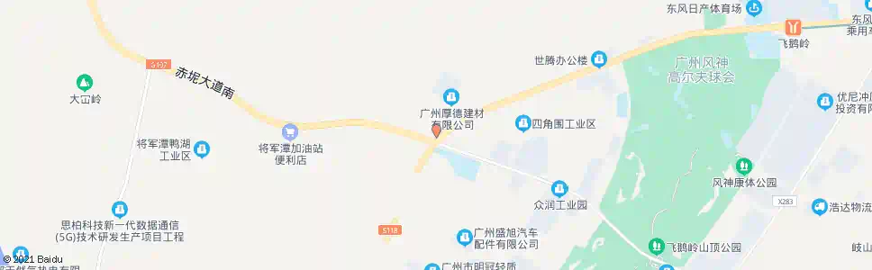 广州四角围_公交站地图_广州公交_妙搜公交查询2025