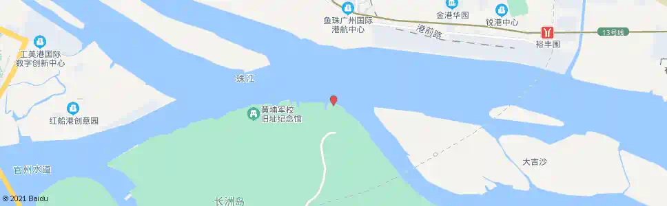 广州黄埔军校码头_公交站地图_广州公交_妙搜公交查询2025
