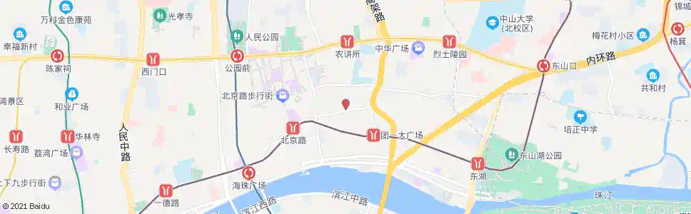 广州德政中路_公交站地图_广州公交_妙搜公交查询2025