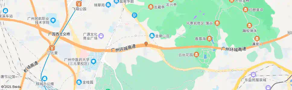 广州景泰坑_公交站地图_广州公交_妙搜公交查询2025