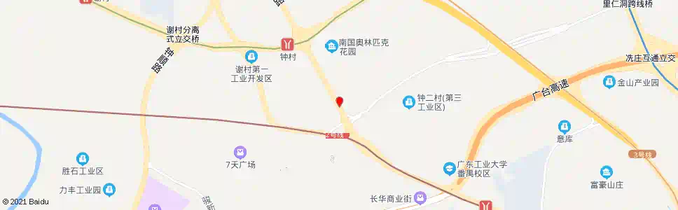广州钟村敬老院_公交站地图_广州公交_妙搜公交查询2025