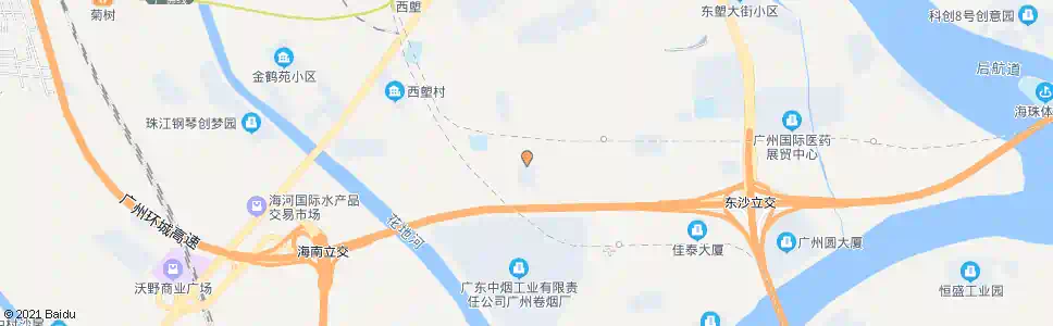 广州荷景路西_公交站地图_广州公交_妙搜公交查询2025