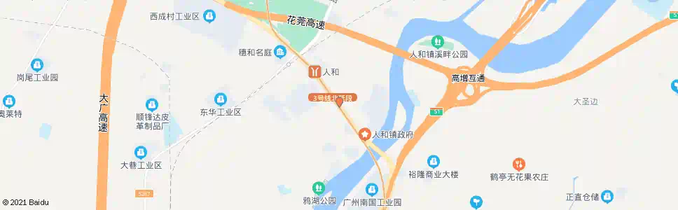 广州人和墟(万家福广场)总站_公交站地图_广州公交_妙搜公交查询2025