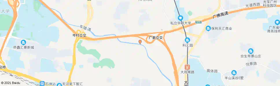 广州沐陂南路口_公交站地图_广州公交_妙搜公交查询2025