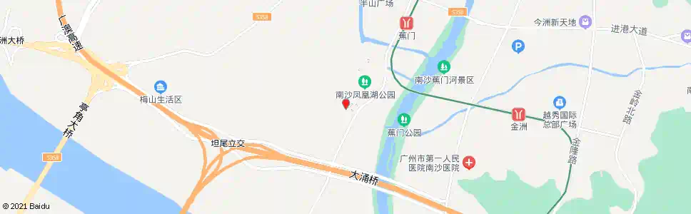 广州万科府前花园北门_公交站地图_广州公交_妙搜公交查询2025